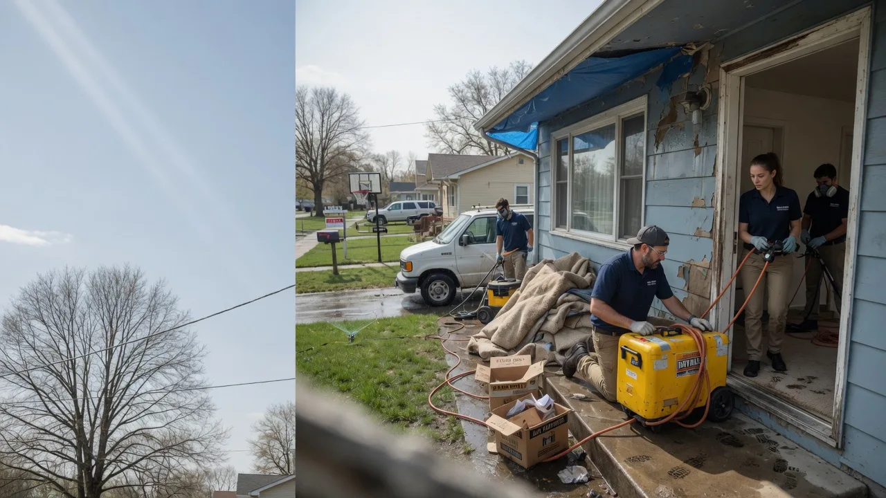 Basement Flood Cleanup in Minford, OH near me